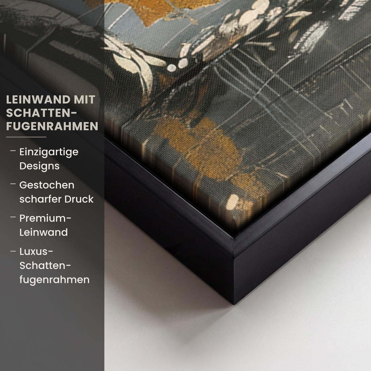 LEINWAND Bilder mit Rahmen - Baum - Graffiti - Banksy-Stil - Ballon-Mädchen - 40x60 - Blaugrau, Textil (40/60cm) - MuchoWow