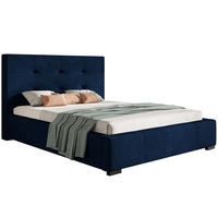BETT Garnet BEN 5 Gepolstert 120x200 cm - Dunkelblau, Textil (120/200cm) - Sepro Meble