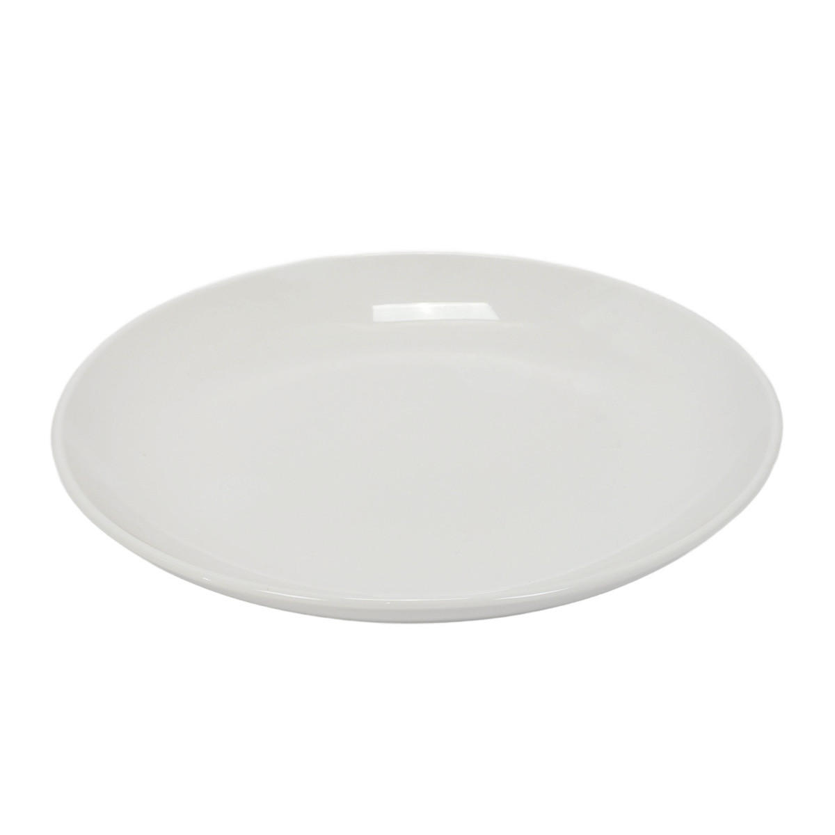 TELLER aus Porzellan Weiß 26/26/3,5 cm - Weiß, Keramik (26cm) - Siaki
