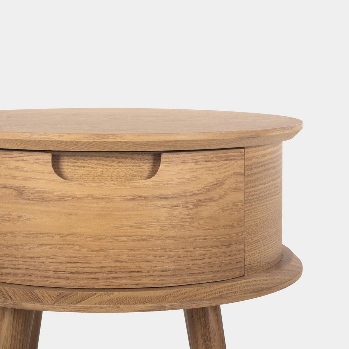 NACHTTISCH MIT 1 SCHUBLADE Muna Natürlich 40 cm x 51 cm - Naturfarben, Holzwerkstoff (40/51/40cm) - Klast Home