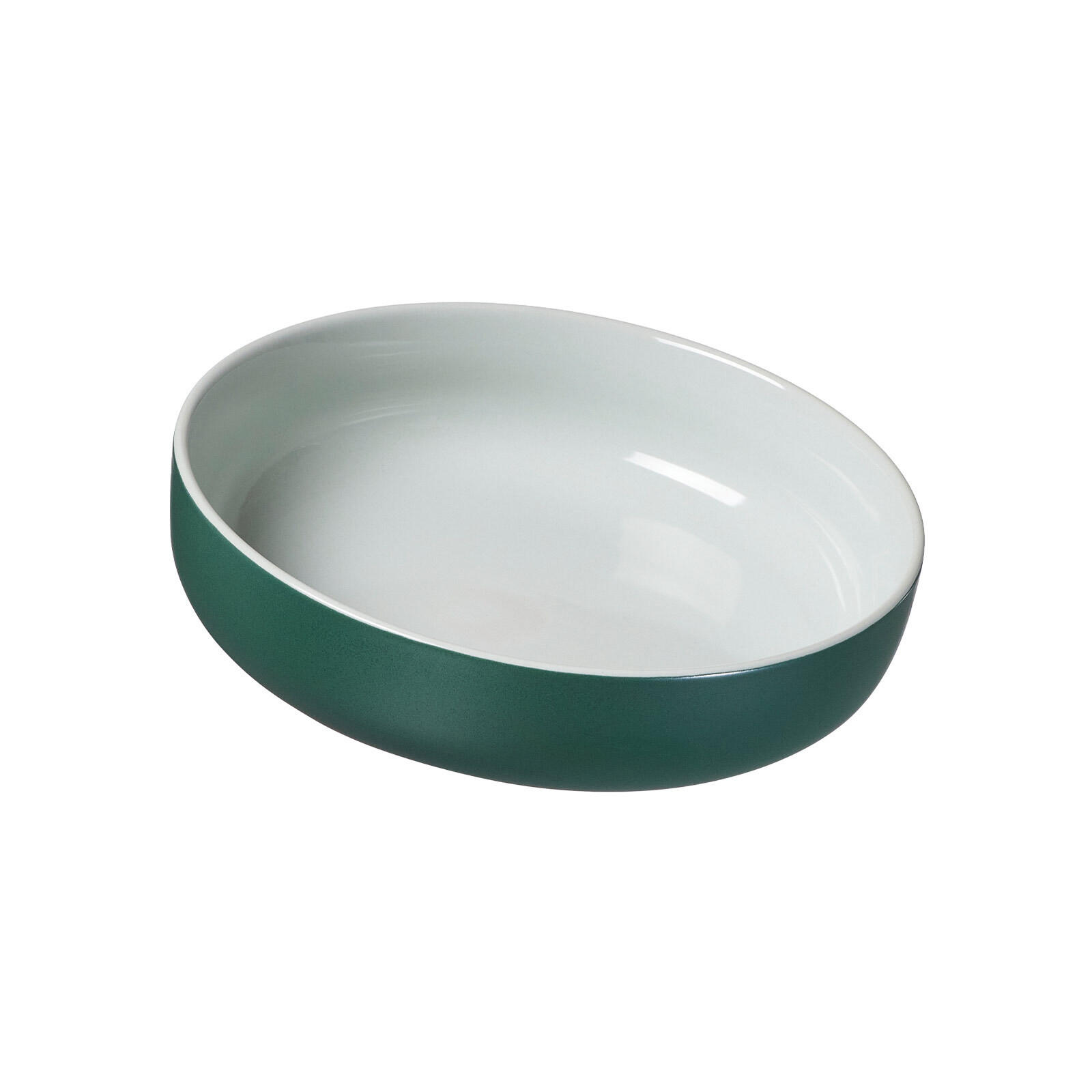 TELLER UND SCHALENSET Jasper grün 12er Set - Grün, Keramik (1/1/1cm) - Ritzenhoff Breker