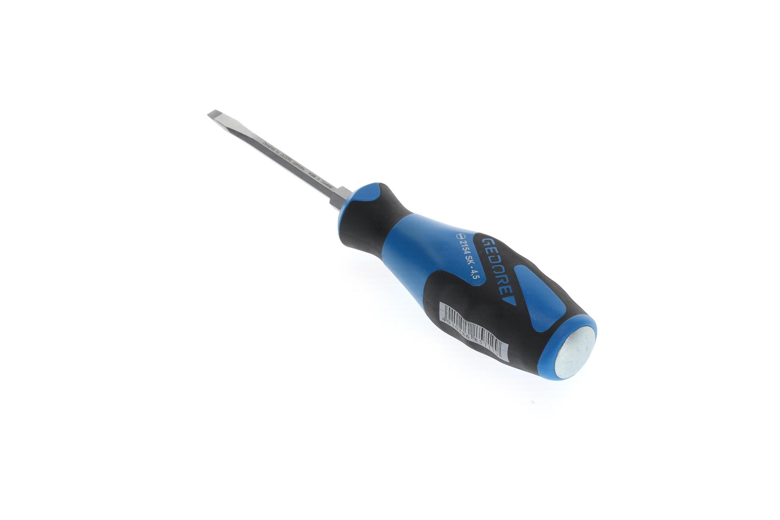 2154SK 4,5 3K-SCHRAUBENDREHER MIT SCHLAGKAPPE SCHLITZ 4,5 MM - Multicolor, Kunststoff/Metall (3/20cm) - Gedore