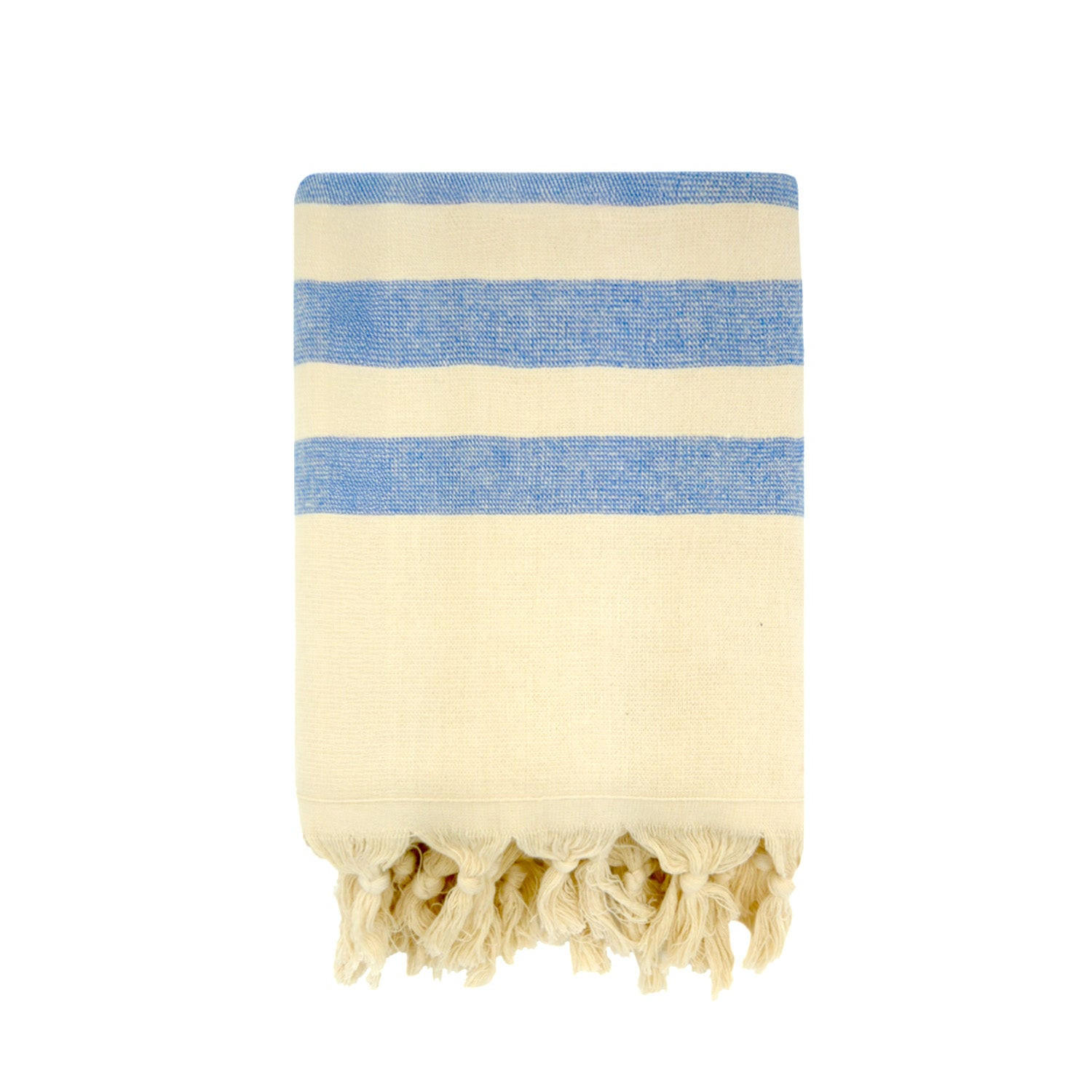 HAMAMTUCH mit Frottee-Fütterung Blau 90x160 340g/m² - Fidji Royal - Blau, Textil (160/90cm) - LE COMPTOIR DE LA PLAGE
