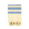 HAMAMTUCH mit Frottee-Fütterung Blau 90x160 340g/m² - Fidji Royal - Blau, Textil (160/90cm) - LE COMPTOIR DE LA PLAGE