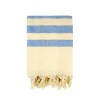 HAMAMTUCH mit Frottee-Fütterung Blau 90x160 340g/m² - Fidji Royal - Blau, Textil (160/90cm) - LE COMPTOIR DE LA PLAGE