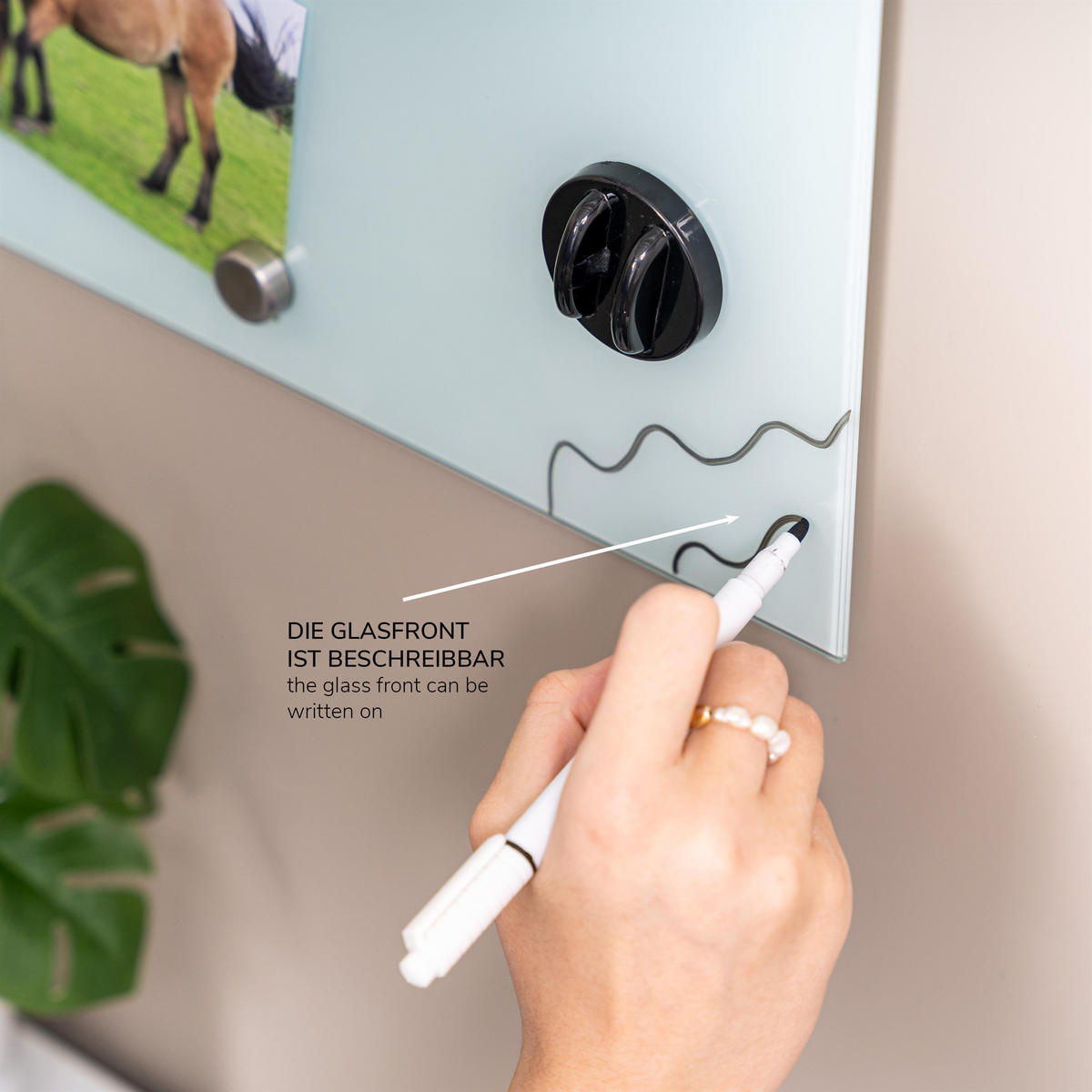 MAGNETTAFEL, weiß - Weiß, Metall (35/35/0.45cm) - bremermann