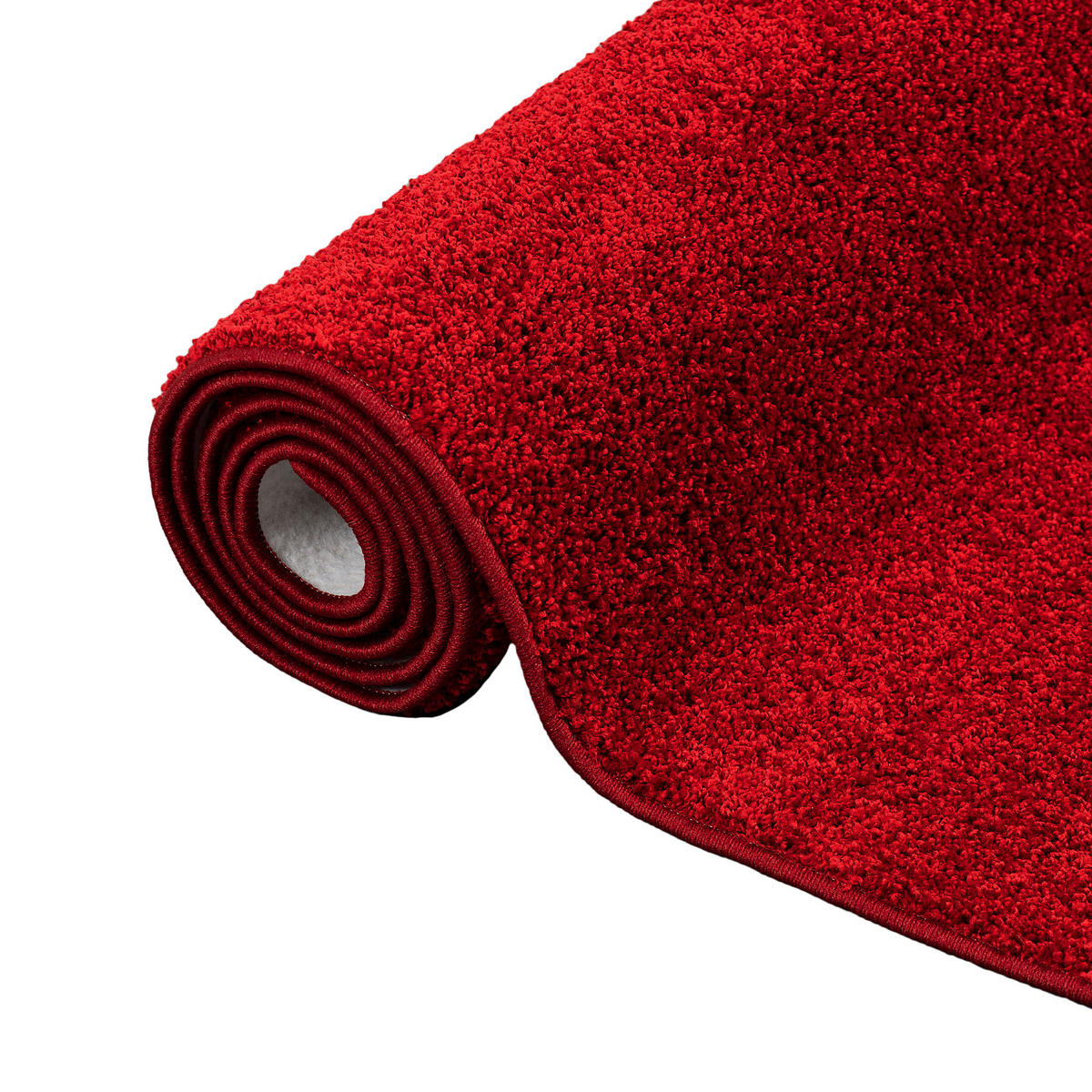 HOCHFLOR LANGFLOR TEPPICH COTTAGE - Rot, Textil (160/200cm) - Snapstyle