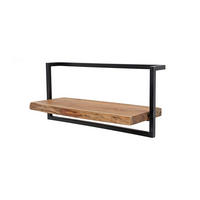 WANDREGAL ERGEA  Holz Akazie - Naturfarben, Holz (65/30/25cm) - KAWOLA