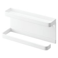 WANDSCHIRMHALTER Smart 6693 Weiß Metall 9.5/20/6.5 cm - Weiß, Metall (20/9.5/6.5cm) - Yamazaki