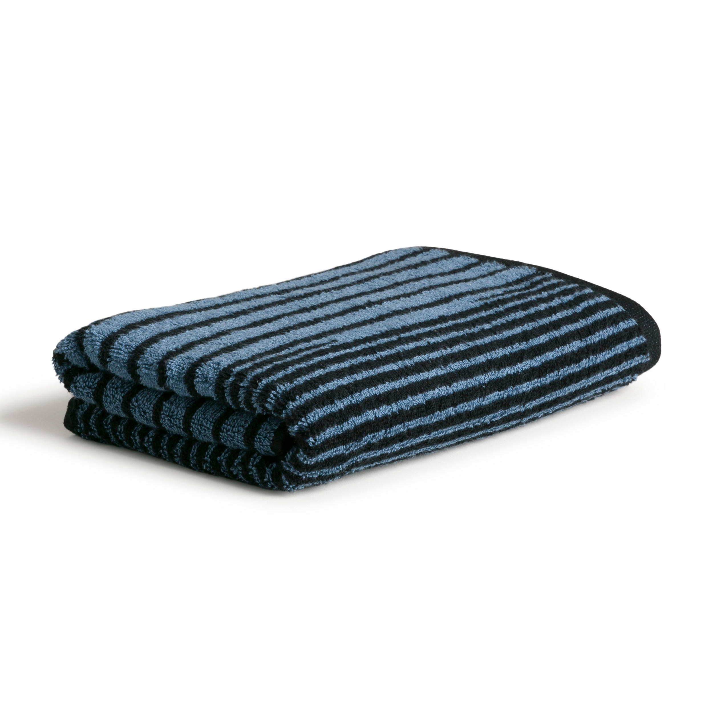 HANDTUCH ILLUSIONS - Blau/Schwarz, Textil (50/100cm) - MÖVE