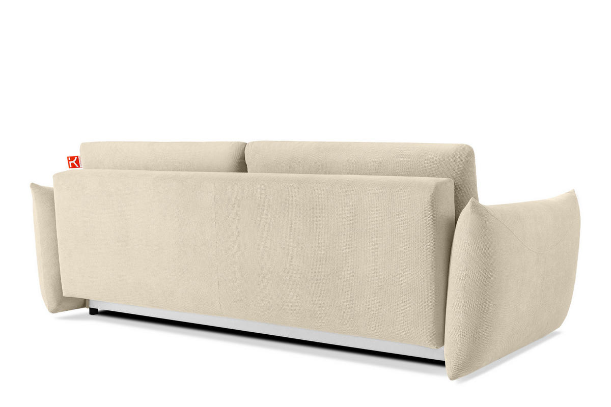 3-SITZER-SOFA LAVIS, Ecru - Ecru, Holz/Textil (242/87/111cm) - KONSIMO®