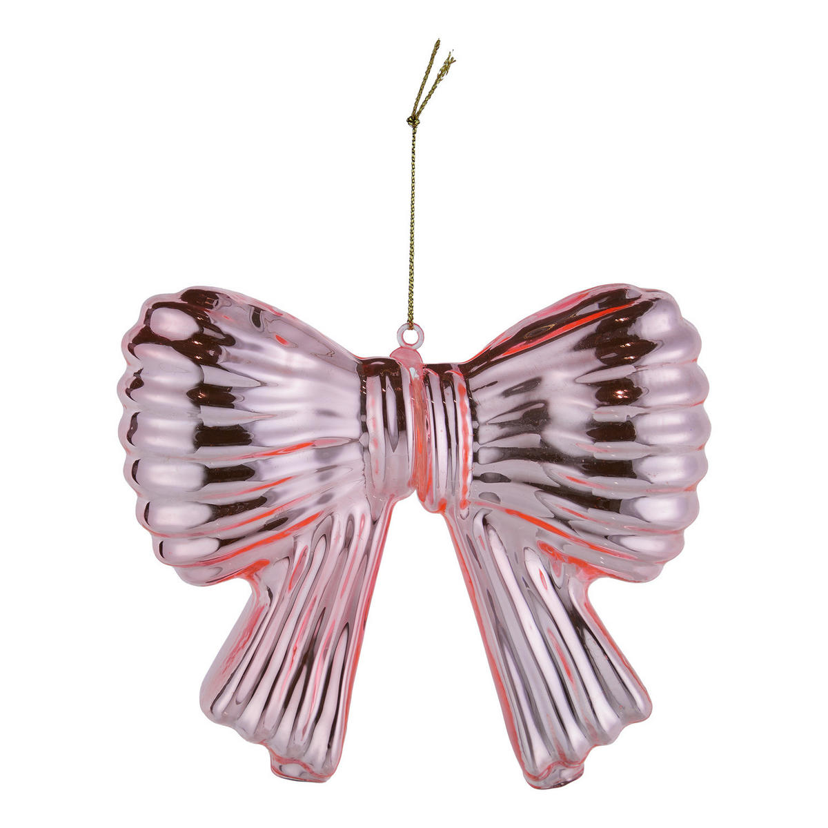 BAUMANHÄNGER Hang On Schleife - Pink, Glas (3.5/12/14cm) - Butlers