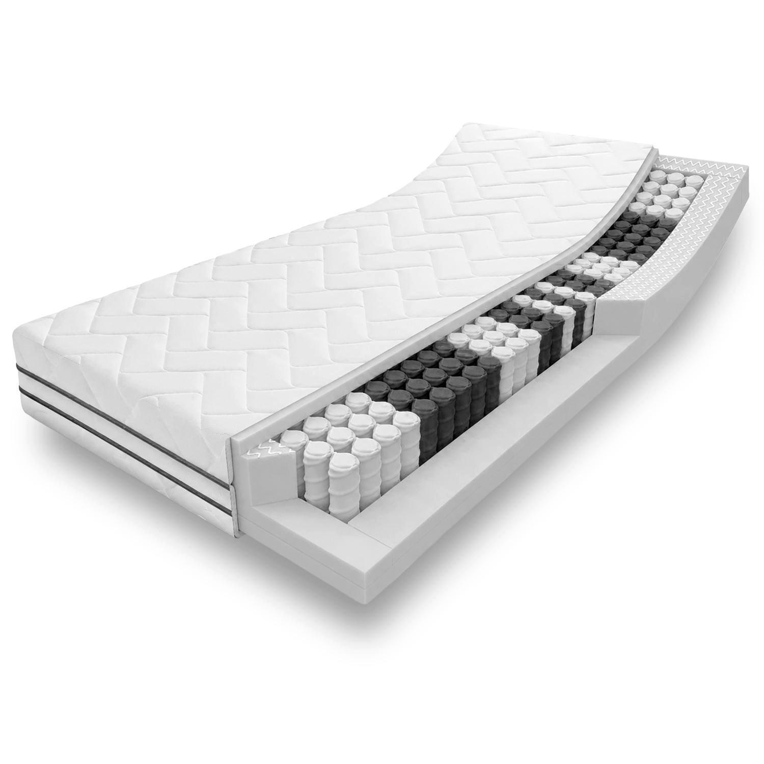 KOMFORTSCHAUMMATRATZE Classic 80x200 cm - Weiß, Textil (80/200cm) - Matratzen Discount