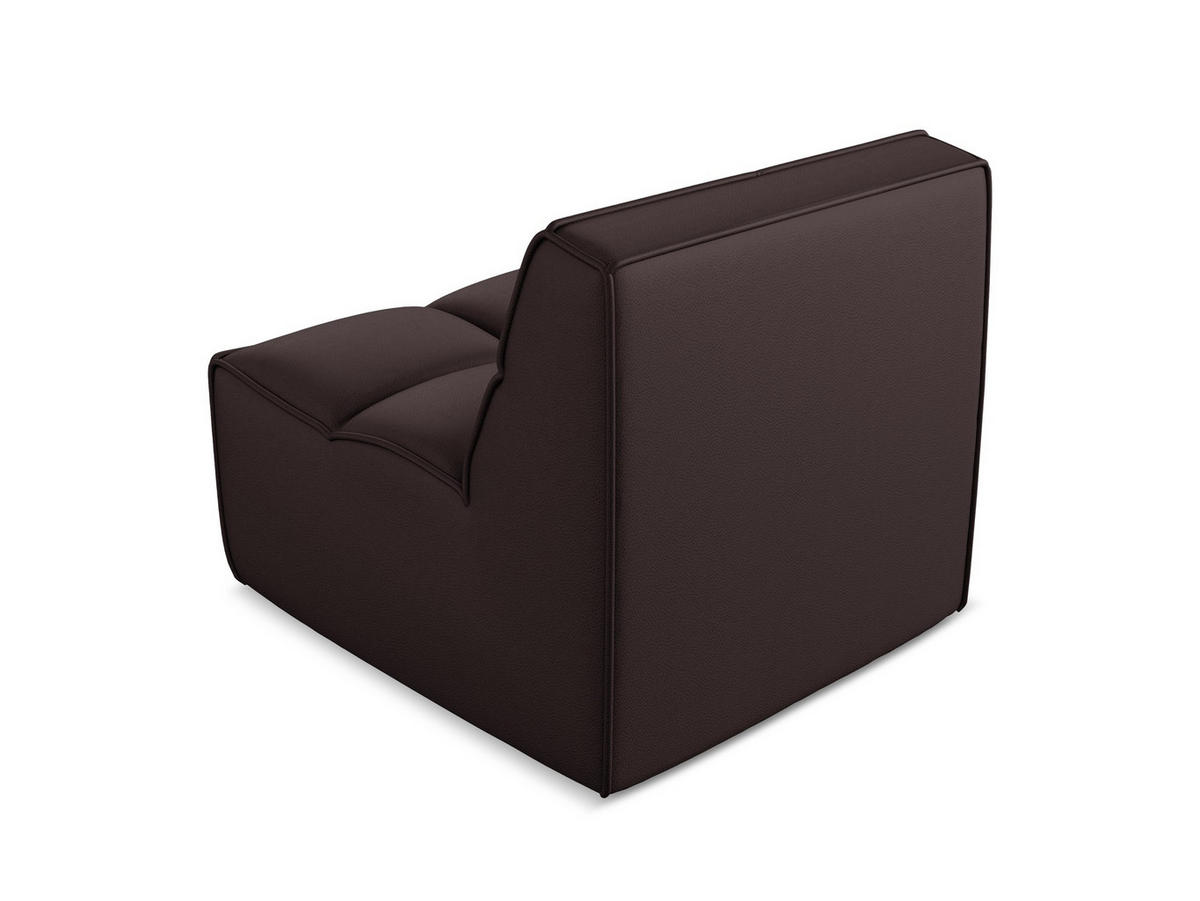 SESSEL Kunstleder Violett - Blau/Pflaume, Leder/Kunststoff (80/75/93cm) - Makamii