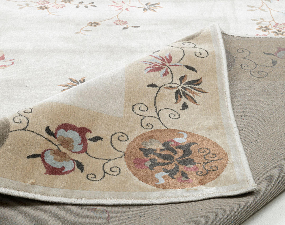 FLACHWEBETEPPICH Cherina 50x80 cm - Beige, Textil (50/80cm) - Gino Falcone