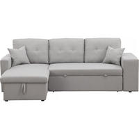 ECKSOFA axel Hellgrau - Hellgrau, Textil (146/233cm) - Habitat Garten