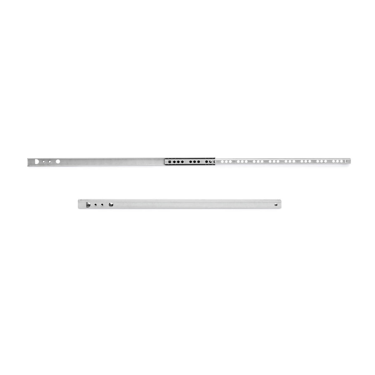 KUGELFÜHRUNGEN Höhe 17mm, TeilVollauszug, Verzinkt 5er-set - Zinkfarben, Metall (11/4/28.5cm) - EMUCA