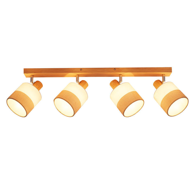 DECKENLEUCHTE FOWLER II 16/68/13 cm - Braun, Textil (68/16/13cm) - Nettlife