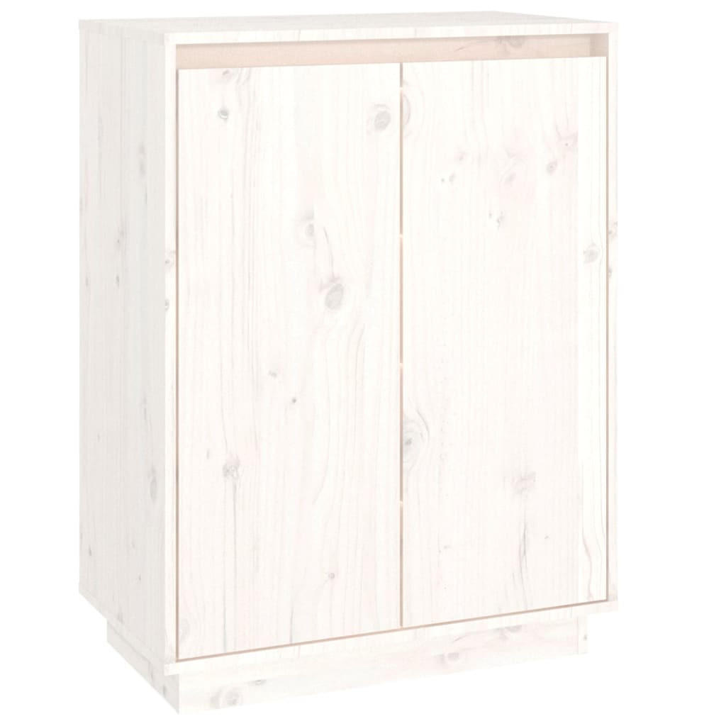 SCHUHSCHRANK Castrop 60/35/80 cm - Weiß, Holzwerkstoff (60/80/35cm) - Nettlife