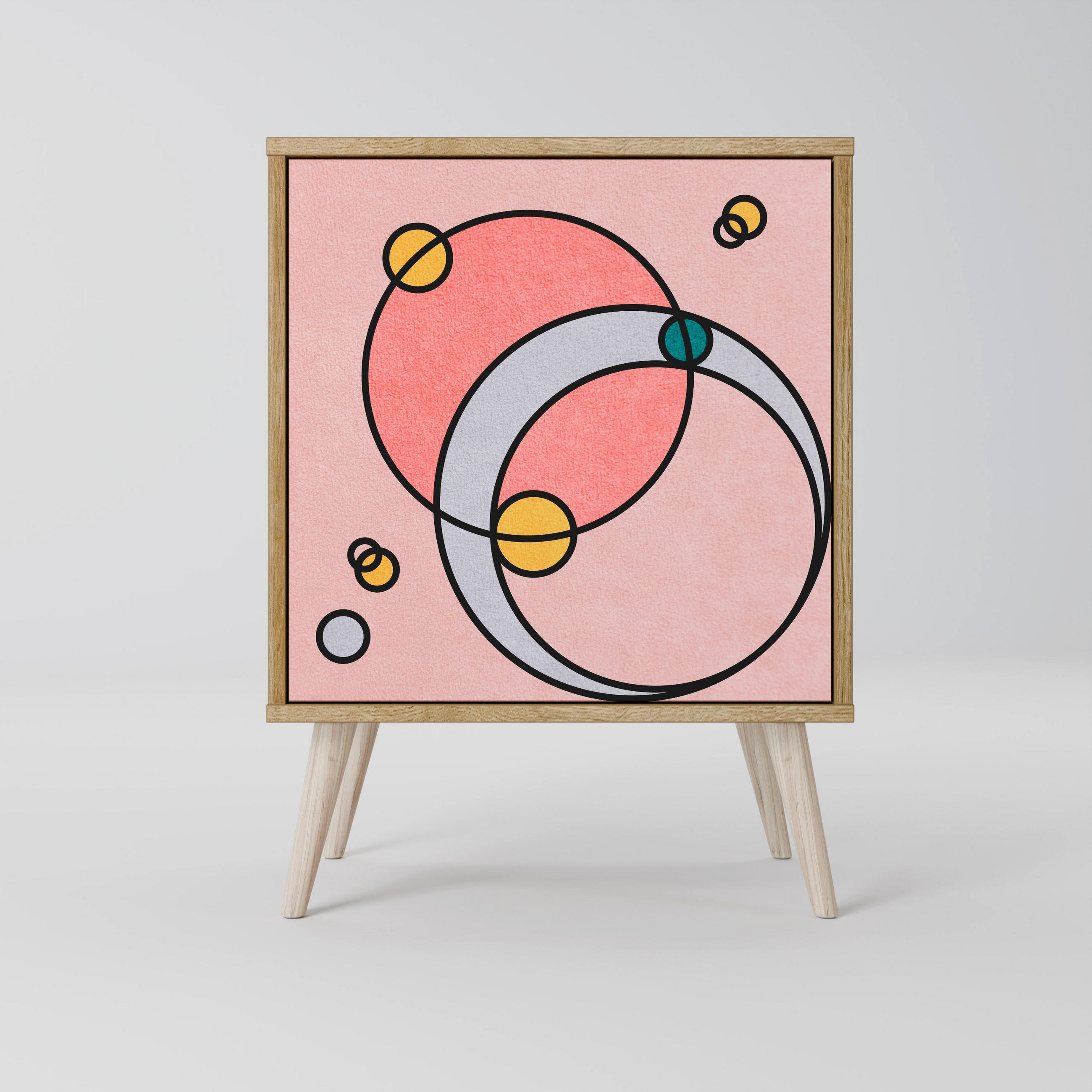 SpaceRebels Sideboard Eiche 57.5x77.5x42 cm