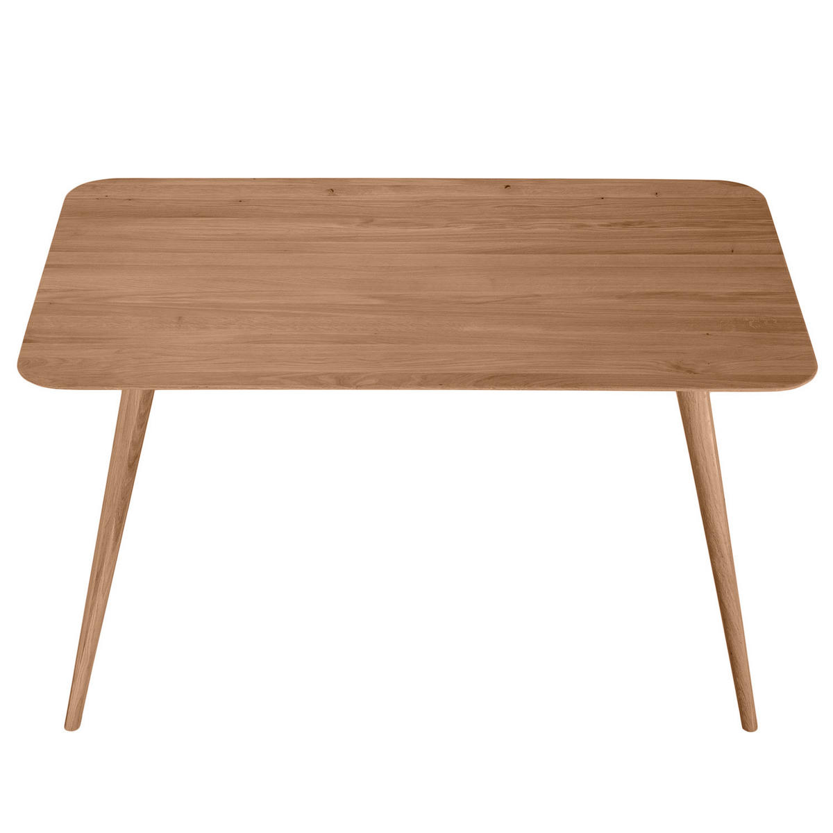 ESSTISCH - Massivholz - Eichefarben, Holz (90/140/75cm) - home24