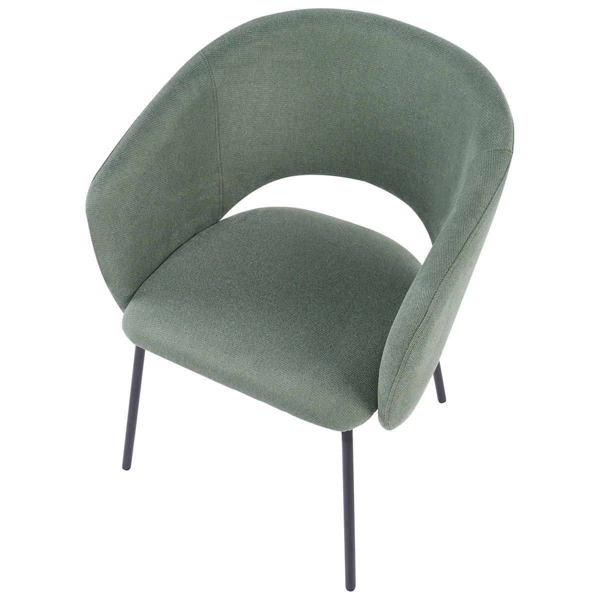 JÍDELNÍ ŽIDLE sada 2 ks Látka Světle zelená Blakely - světle zelená, textil (60/80/55cm) - Beliani
