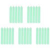 STABKERZE (25er Set) Rainbow - Mintgrün, Paraffin (2.2/18/2.2cm) - BUTLERS