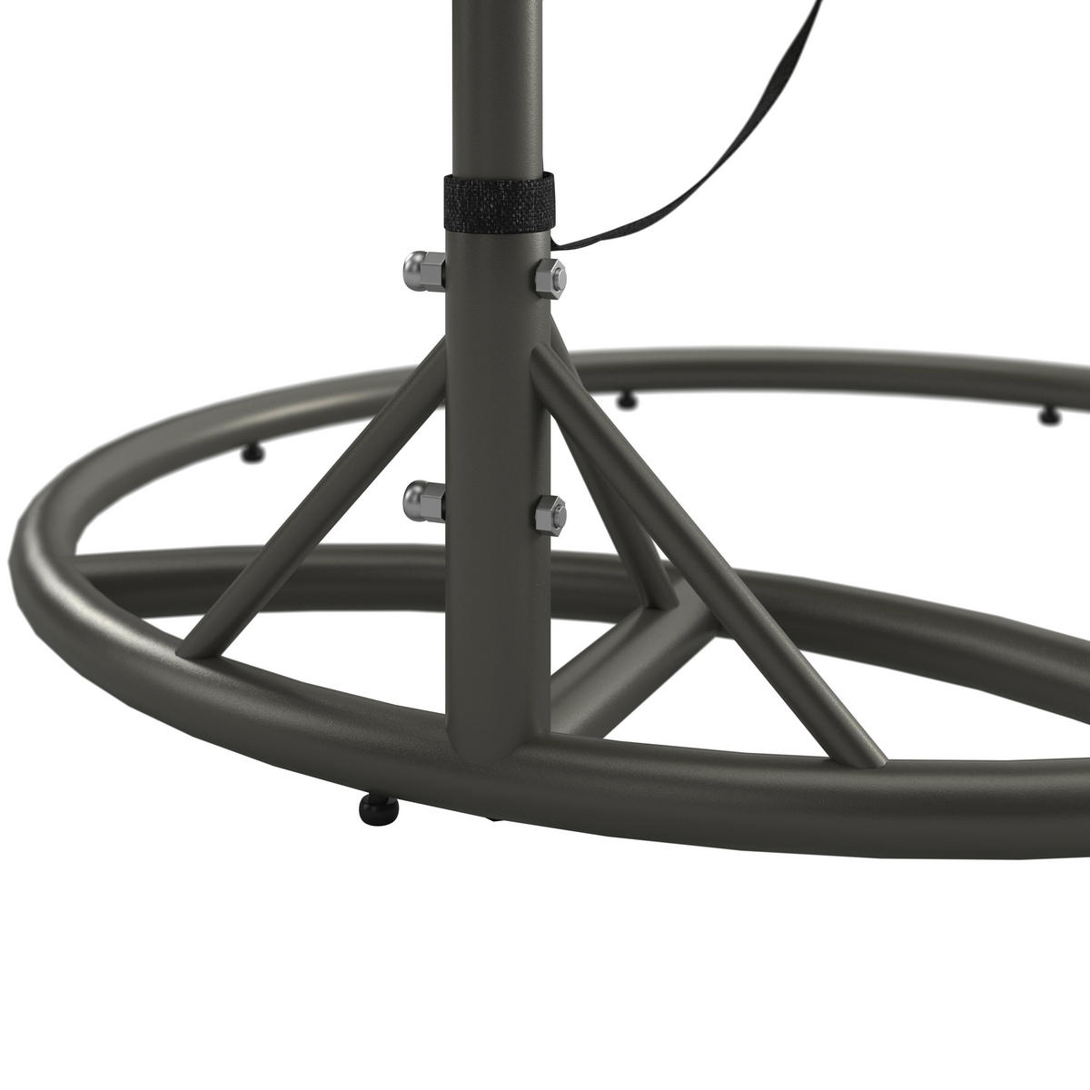 HÄNGESESSEL Enea Creme Metall/Kunststoff/Outdoorstoff - Creme, Metall (1/205/120cm)