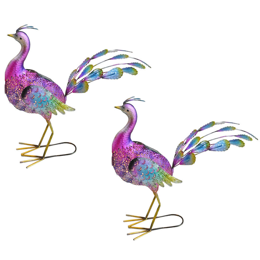 LED AUSSENLEUCHTE VERA bunt 2er Set - Multicolor, Metall (62/31/55cm)