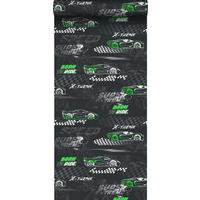 TAPETE Rennwagen 50 x 900 cm - Schwarz, Papier (50/0.1cm) - Sanders & Sanders