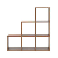 BÜCHERREGAL Braun 29/98/98 cm - Braun, Holzwerkstoff (29/98/98cm) - Mobili Rebecca