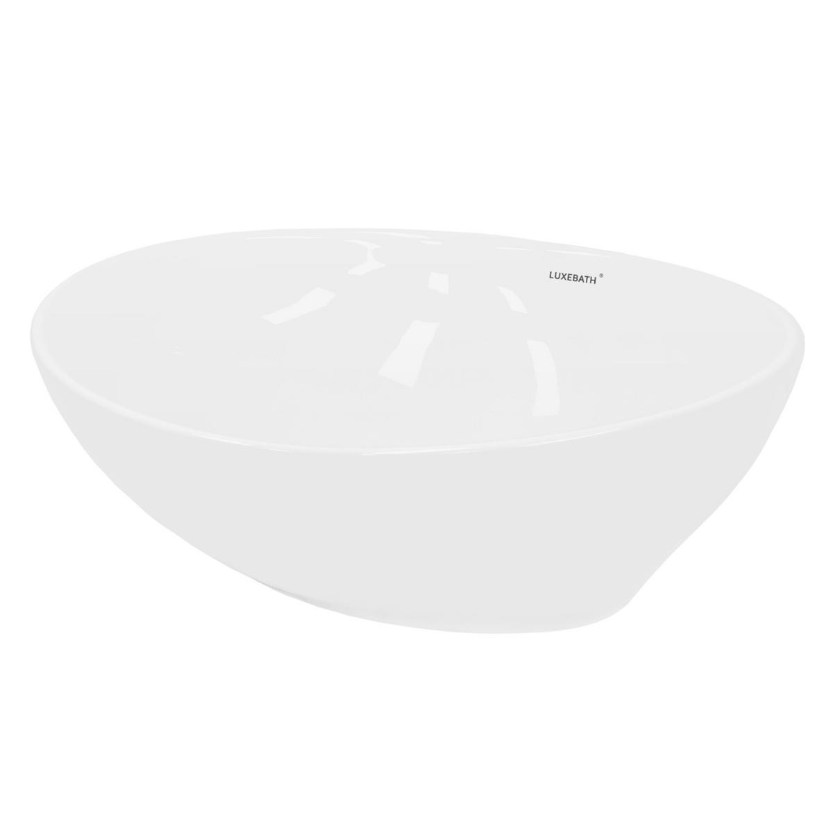 WASCHBECKEN - Weiß, Keramik (33/14/41cm) - LuxeBath