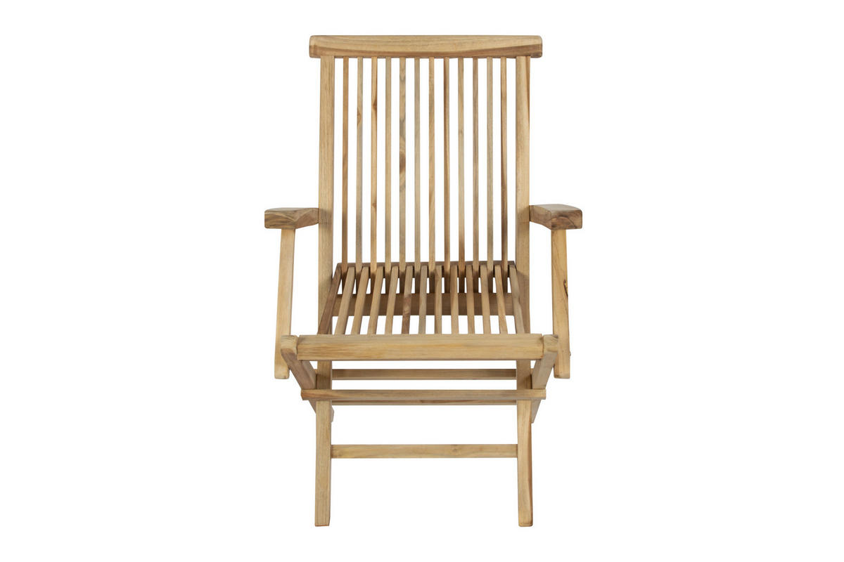 GARTENSTUHL MALLORCA - Beige, Holz (50/88/38cm) - SAM