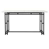 ESSTISCH Schwarz 120/70/74 cm - Schwarz, Holzwerkstoff/Metall (120/70/74cm) - Urban Meuble