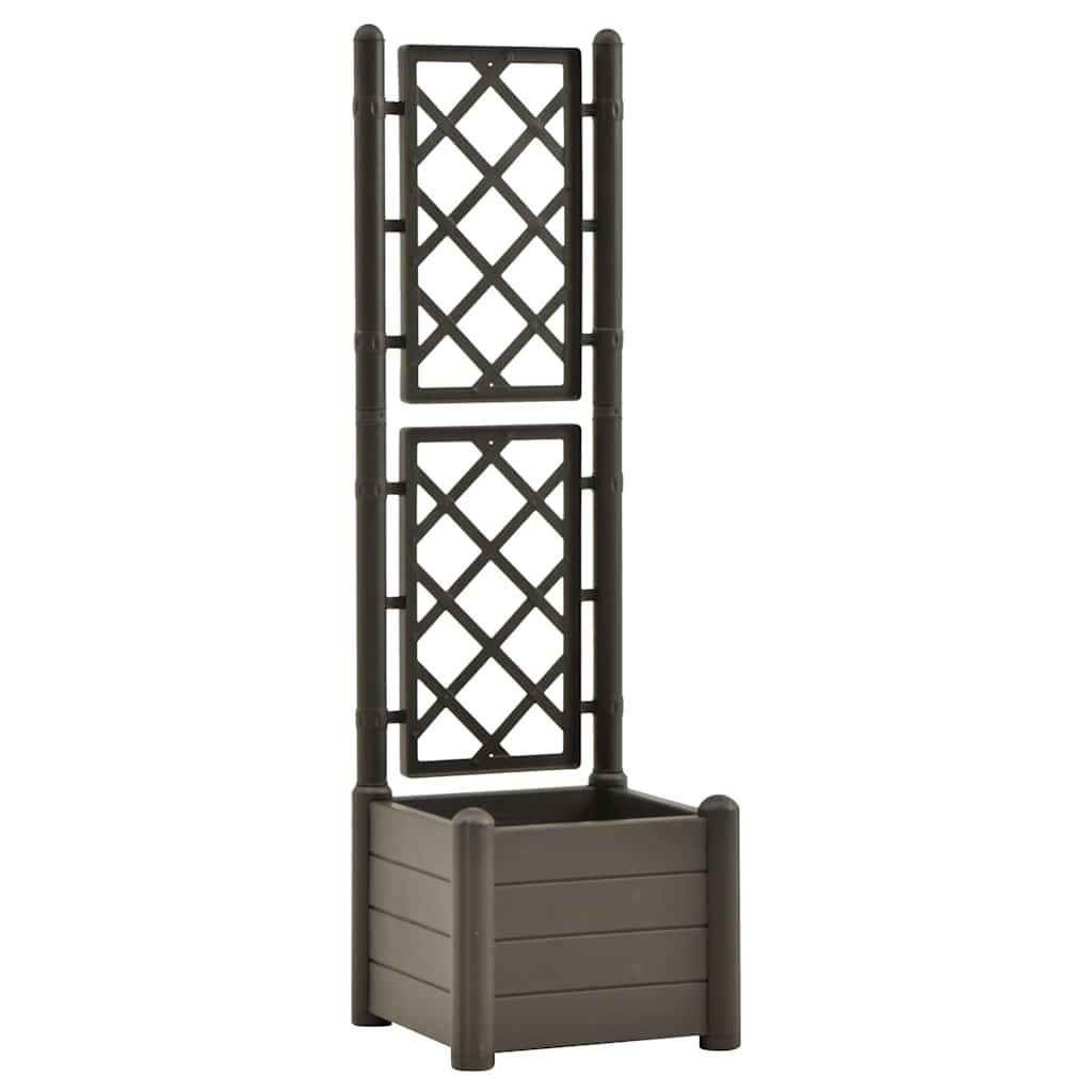 vidaXL Pflanzkübel Anthrazit 43x142x43 cm