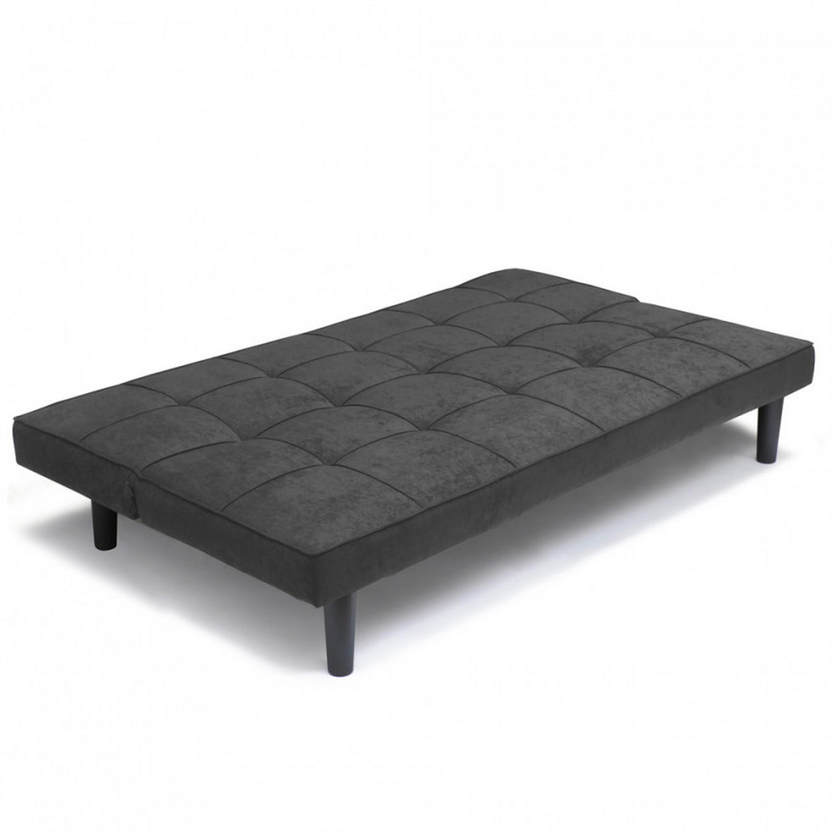 2-SITZER Sofabett Giada - Grau - Grau, Textil (179/76/91cm) - Pasmara