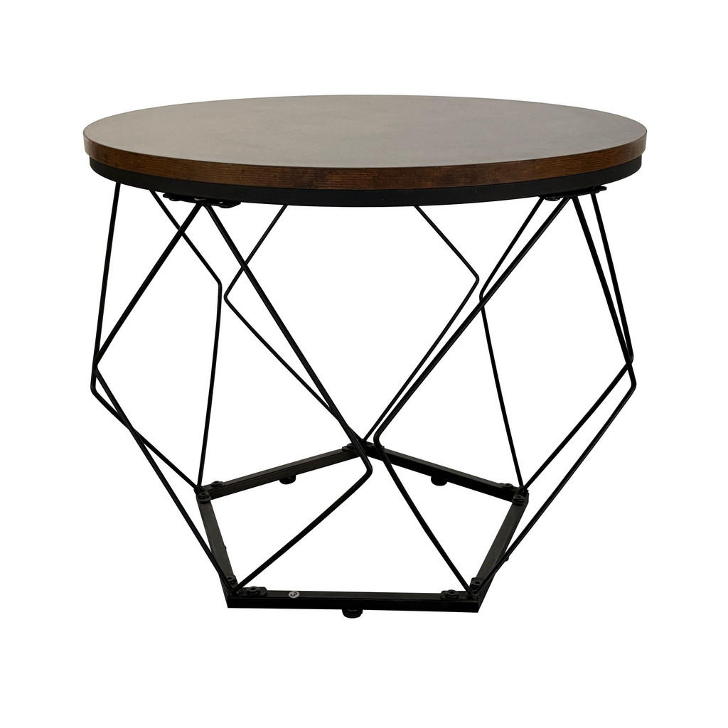 Thumbnail - Home Collective Couchtisch, Braun, Holzwerkstoff, Rund, 50x44x50 cm, Wohnzimmer, Wohnzimmertische, Couchtische