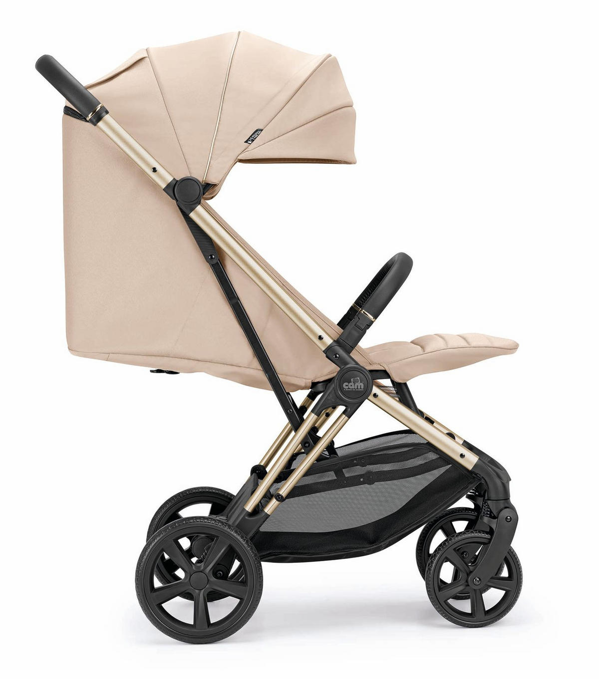 SPORT-KINDERWAGEN Off-Road | Sportwagen, Kinderbuggy klappbar| Beige | - Beige, Textil (46/110cm) - Cam il Mondo del Bambino S.p.A.