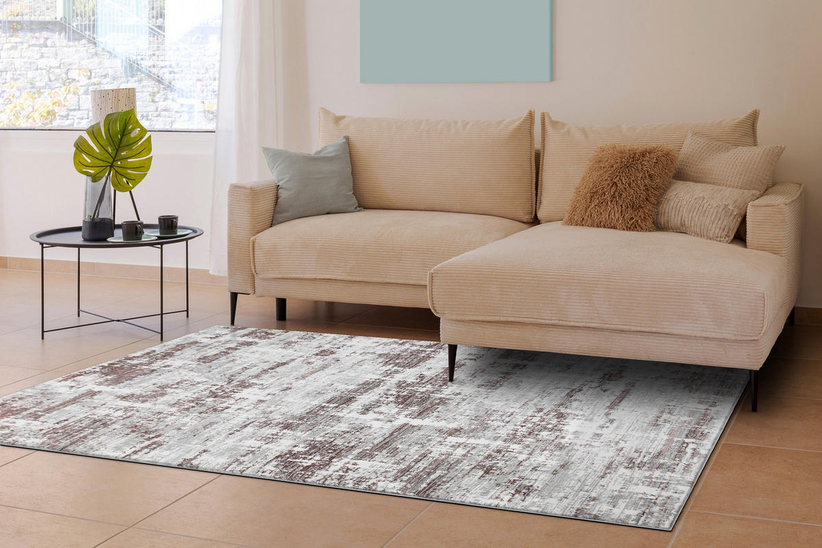 TEPPICH Bliss 140/190 cm - Grau, Textil (140/190cm) - rugsX