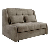 SCHLAFSOFA Viva Elite II - Schwarz/Braun, Holz/Metall (126/85/98cm) - MIRJAN24