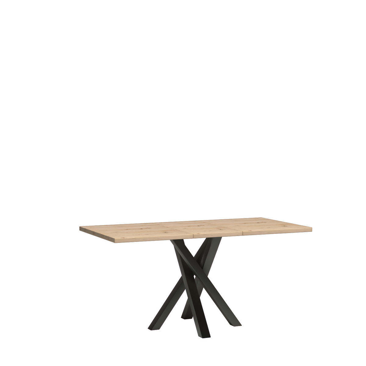 ESSTISCH NAKUSP SMALL TABLE Ausziehbar Eiche Artisan - Eiche Artisan, Glas/Holzwerkstoff (62/88/11cm) - Komodee