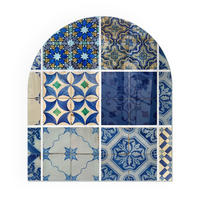 GLASPLATTE für Kamin 80x70 cm - Blau, Glas (80/70/0.4cm) - TULUP