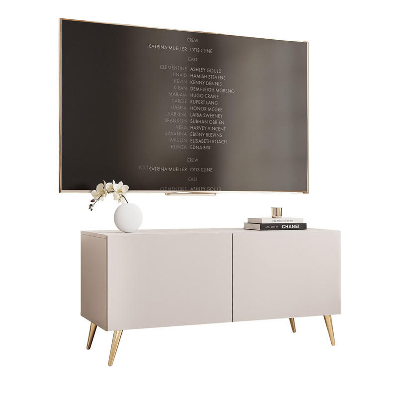 Idohome TV skříňka ANGEL 200 cm na nožkách s osvětlením KAŠMÍROVÁ