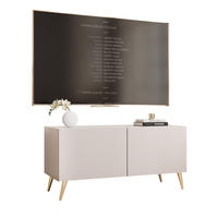 TV-LOWBOARD ANGEL Kaschmir stehend mit LED-Beleuchtung 100 cm - Kaschmir, Holzwerkstoff (100/49/40cm) - Idohome