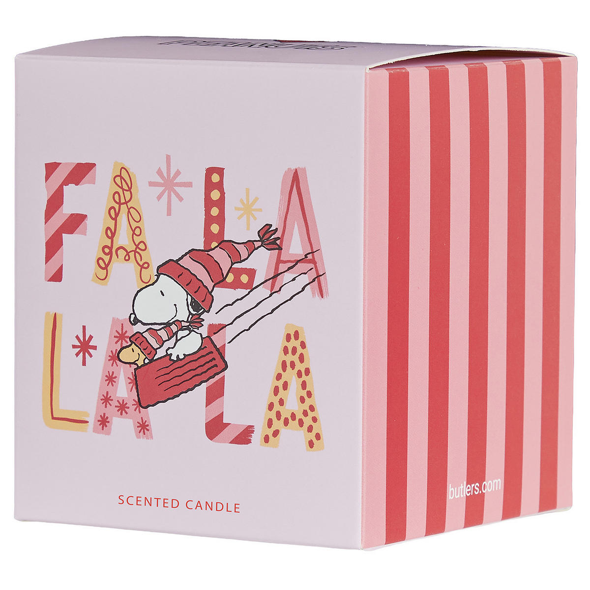 DUFTKERZE Peanuts Falala 225 g - Pink, Naturmaterialen/Paraffin (9cm) - Butlers