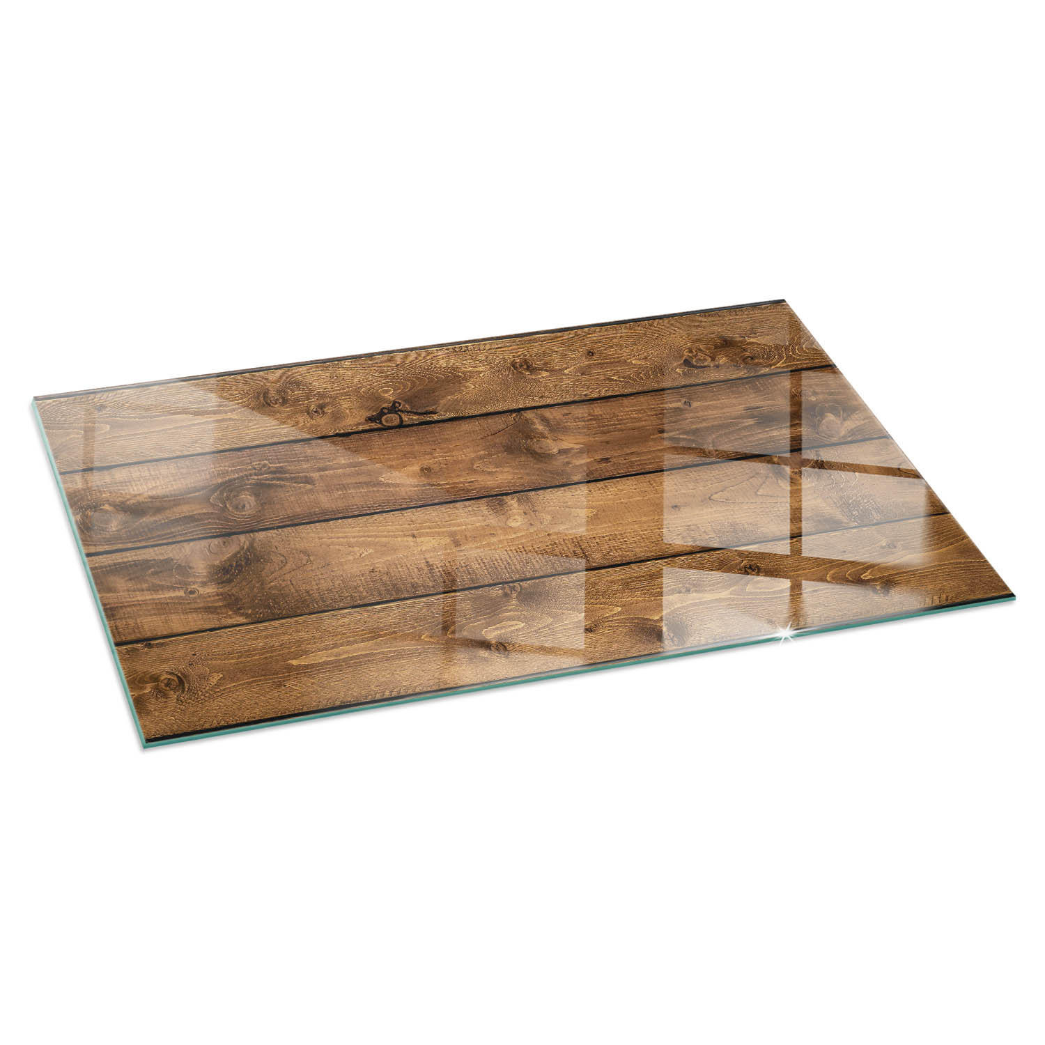 ArtPrintCave Glasplatte Braun 100x50x0.4 cm