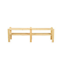 HOLZREGAL PINEPEAK 50x170x28cm 2 Fachboden 1,2cm dickes Kiefernholz Natur - Naturfarben, Holz (170/50/28cm) - PROREGAL