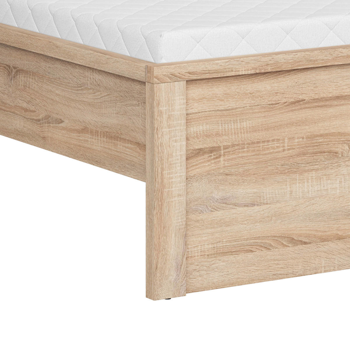 POSTEĽ 160/200 Soren Drevo - hnedá, kompozitné drevo (160/200cm) - Petits-meubles