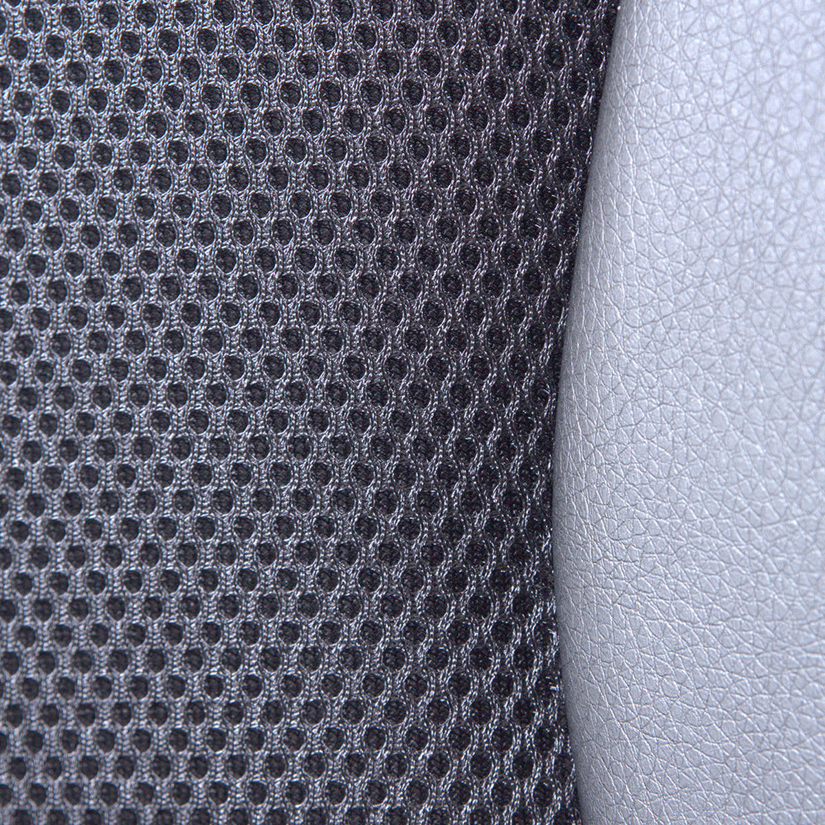 BÜROSTUHL Polyester Schwarz-Weiß Ichair - Schwarz, Kunststoff/Textil (67/109/67cm) - Beliani