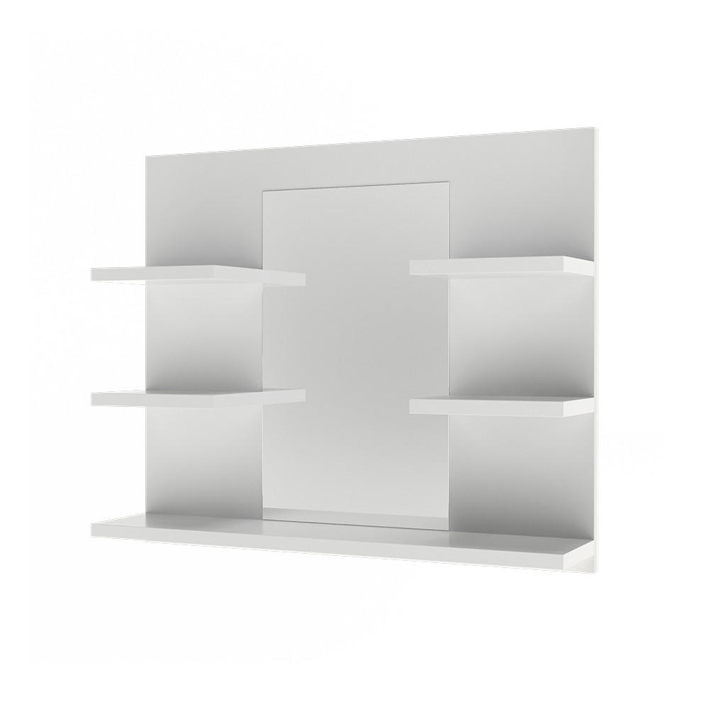 KOUPELNOVÁ ZRCADLOVÁ SKŘÍŇKA Wilbur Bílá - bílá, kompozitní dřevo (58.8/50/13.6cm) - Vicco